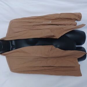 NWT Daily Thread Camel Blazer 3/4 Sleeve, open front, Size M